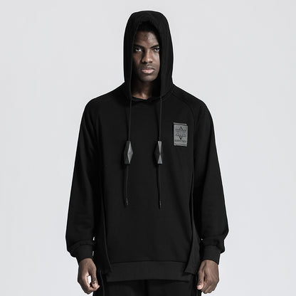 Streetwear Warrior Hoodies & Sweatshirts With Adjustable Drawstring For men