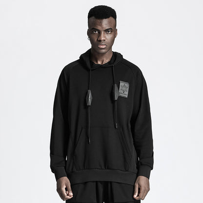 Streetwear Warrior Hoodies & Sweatshirts With Adjustable Drawstring For men