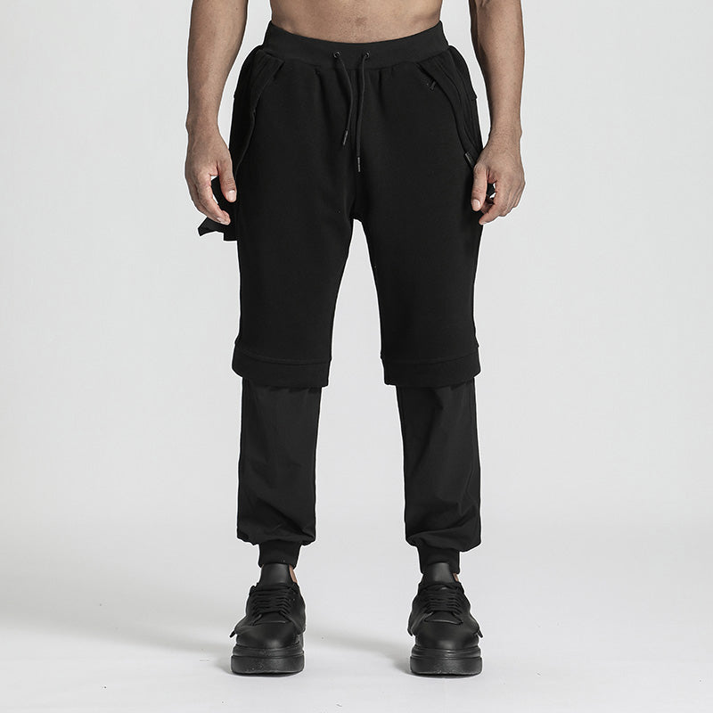 Minimalist Warrior Sweatpants With Adjustable Drawstring For men