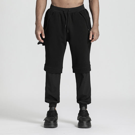 Minimalist Warrior Sweatpants With Adjustable Drawstring For men