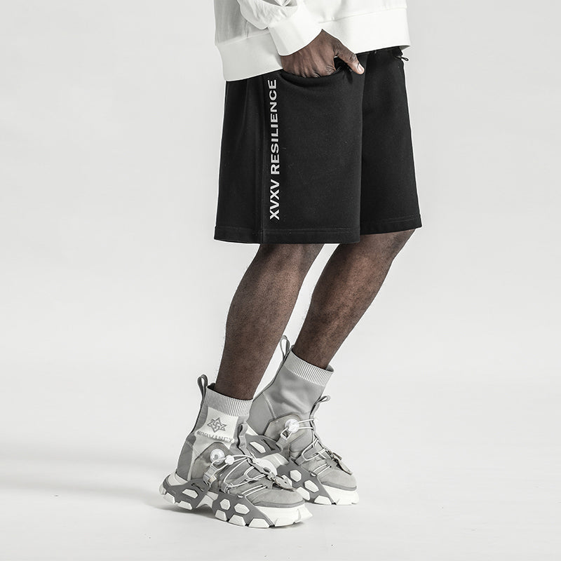 Minimalist Warrior Shorts With Elastic Waistband For men