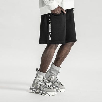 Minimalist Warrior Shorts With Elastic Waistband For men