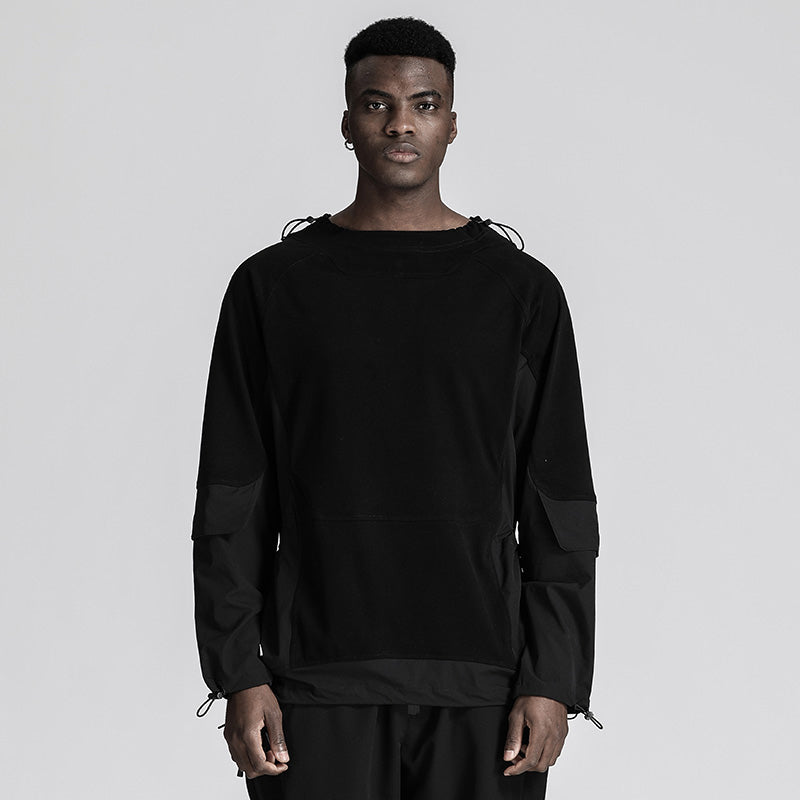 Patchwork panel Warrior T-Shirts With Durable Ripstop For men