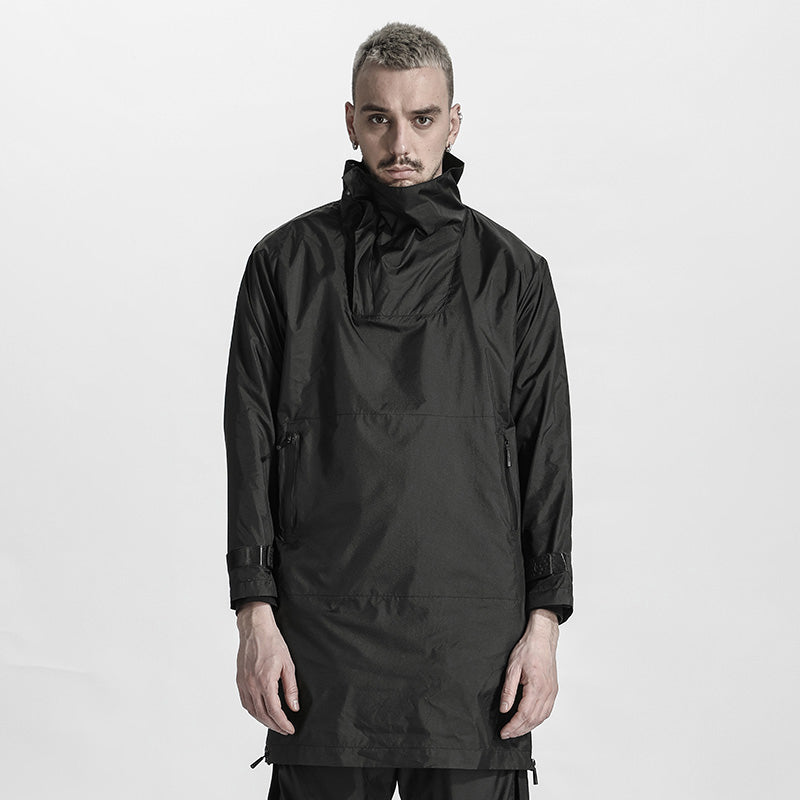 Techwear Style Warrior Coats With Multi-Pocket Design For men