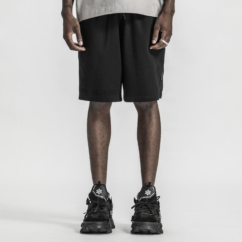 Minimalist Warrior Shorts With Elastic Waistband For men