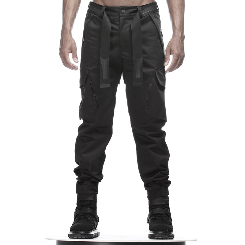 Minimalist Warrior Cargo Pants With Multi-Pocket Design For men