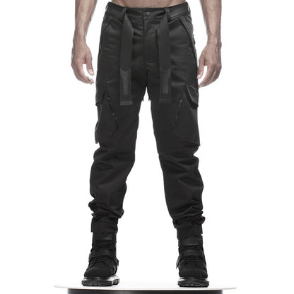 Minimalist Warrior Cargo Pants With Multi-Pocket Design For men