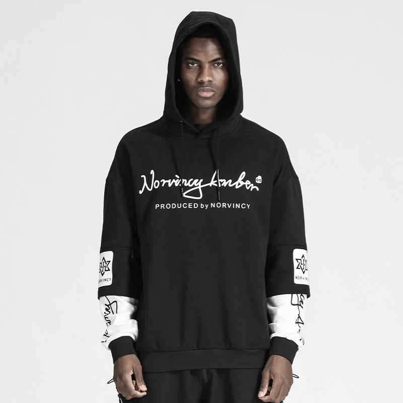 Streetwear Warrior Hoodies & Sweatshirts With Adjustable Drawstring For men