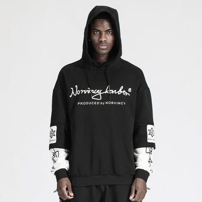 Streetwear Warrior Hoodies & Sweatshirts With Adjustable Drawstring For men
