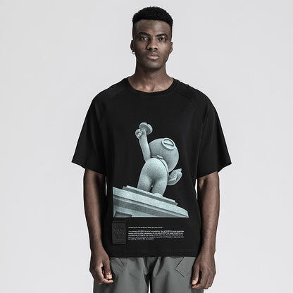 Streetwear Warrior T-Shirts With Durable Ripstop For men