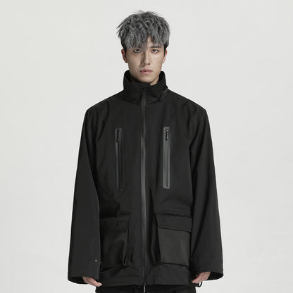 Minimalist Warrior Windbreakers With Hidden Pocket For men