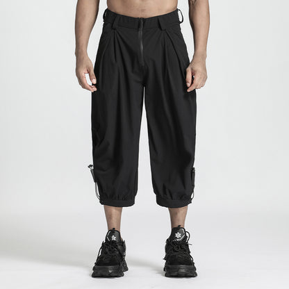 Minimalist Warrior Shorts With Elastic Waistband For men