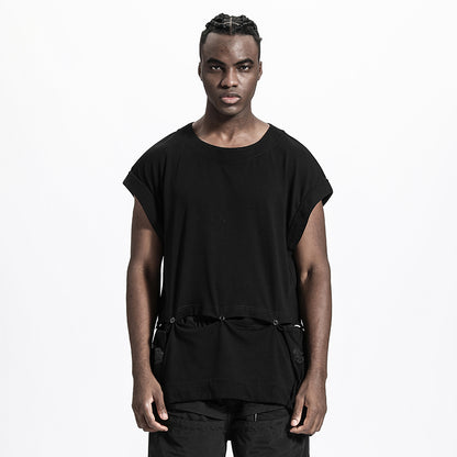Patchwork panel Warrior Tank Tops (Sleeveless Tops) With Durable Ripstop For men