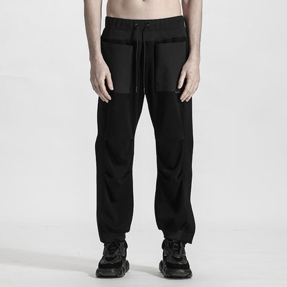 Minimalist Warrior Sweatpants With Elastic Waistband For men