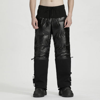 Streetwear Warrior Fleece / Cotton Pants With Elastic Waistband For men