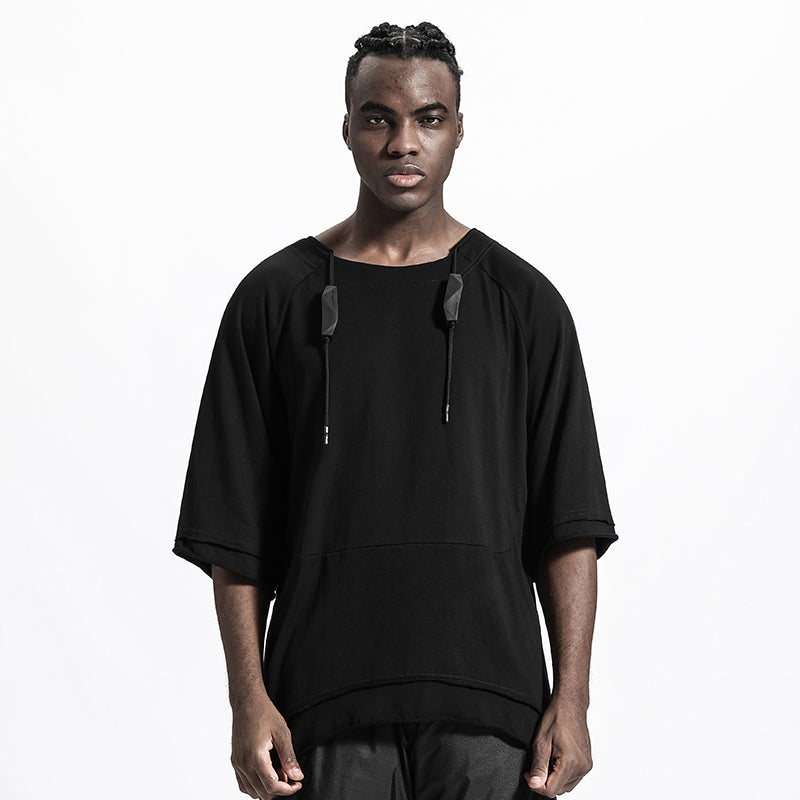 Minimalist Warrior T-Shirts With Adjustable Drawstring For men