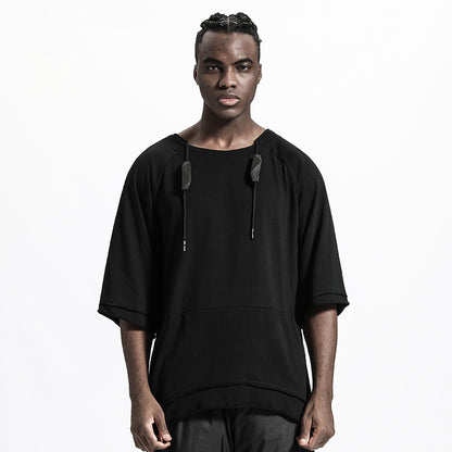 Minimalist Warrior T-Shirts With Adjustable Drawstring For men