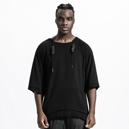 Minimalist Warrior T-Shirts With Adjustable Drawstring For men