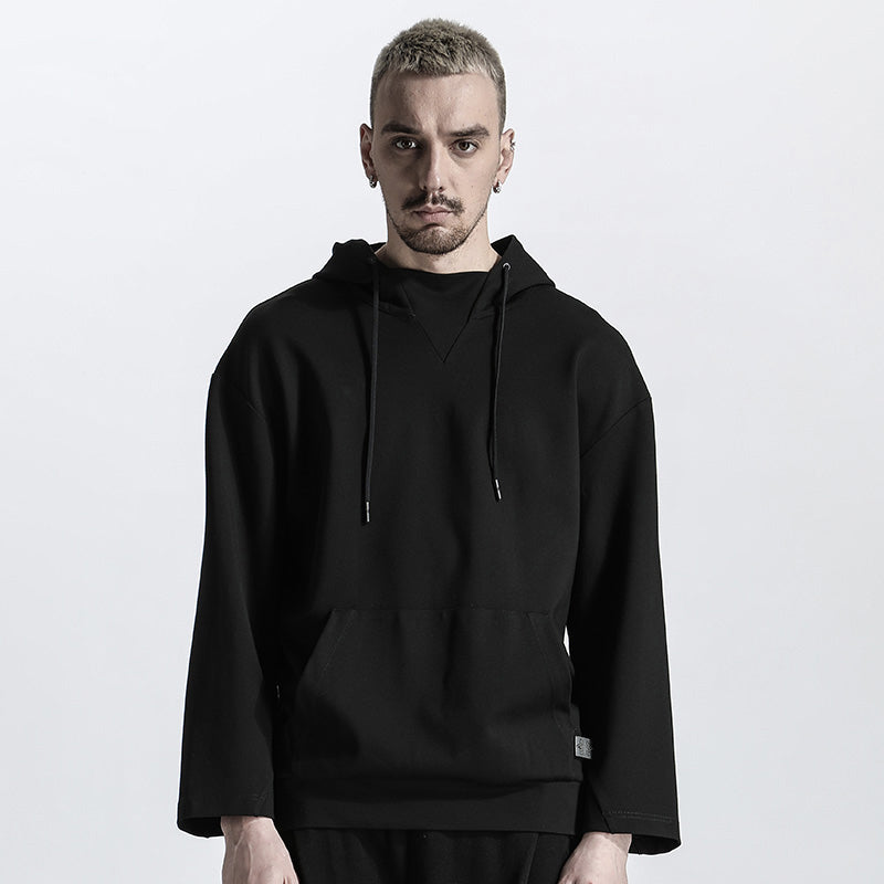 Avant-Garde Warrior Hoodies & Sweatshirts With Ribbed Cuffs/Hem For men