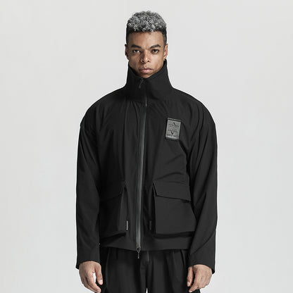 Utilitarian Warrior Jackets With Multi-Pocket Design For men