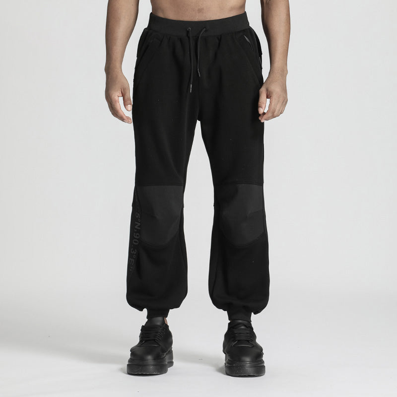 Avant-Garde Warrior Sweatpants With Adjustable Drawstring For men