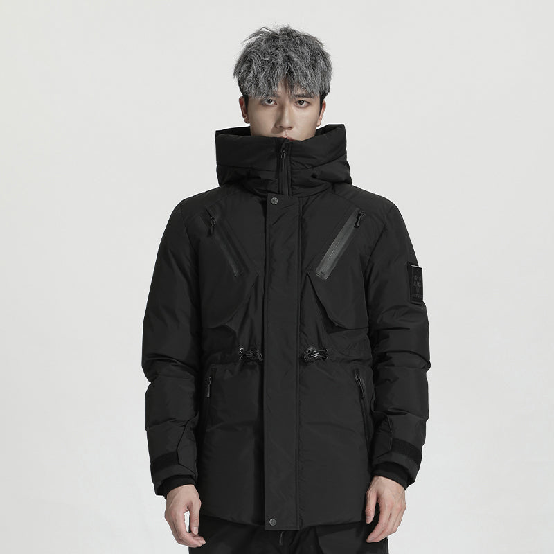 Tactical Warrior Down Jackets With Two-Way Zipper For men