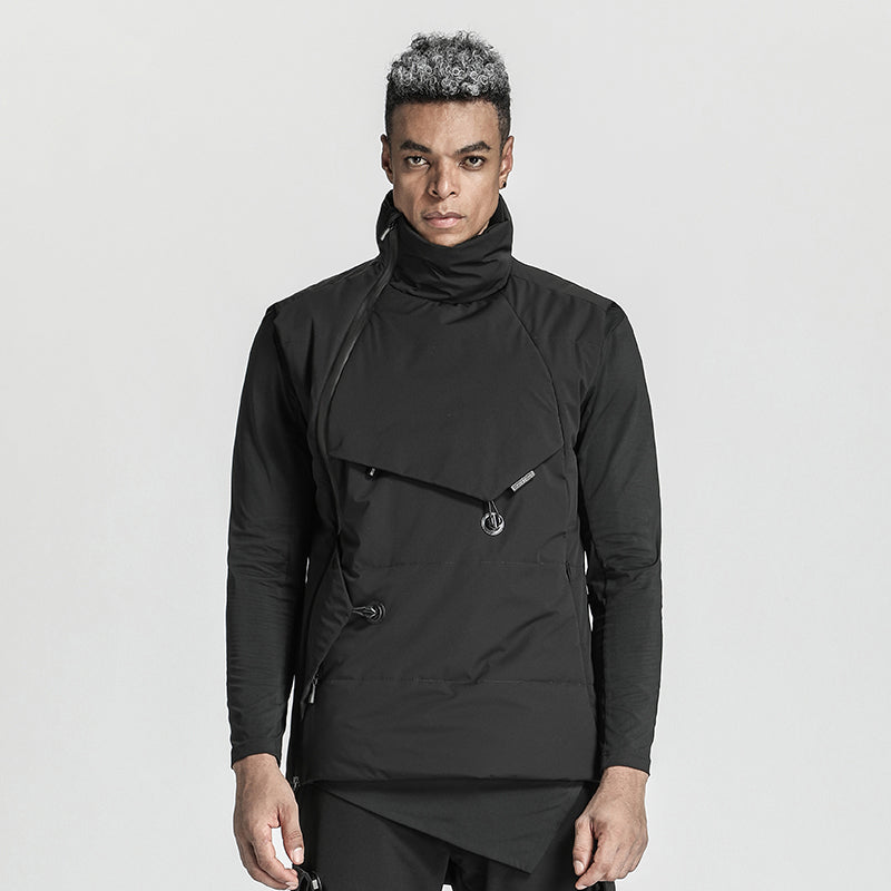 Asymmetric Cut Warrior Vests (Sleeveless Jackets) With Windproof For men