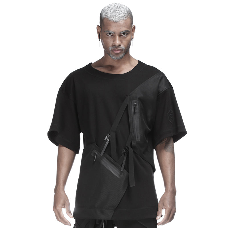 Cyberpunk Aesthetic Warrior T-Shirts With Durable Ripstop For men