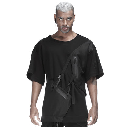 Cyberpunk Aesthetic Warrior T-Shirts With Durable Ripstop For men