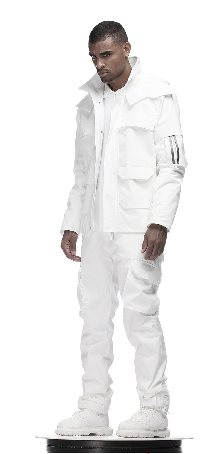 Minimalist Warrior Cargo Pants With Multi-Pocket Design For men