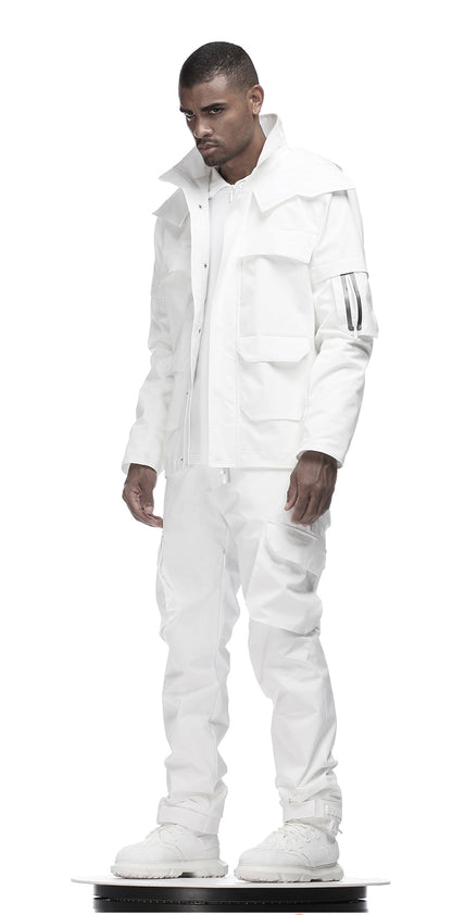 Minimalist Warrior Cargo Pants With Multi-Pocket Design For men