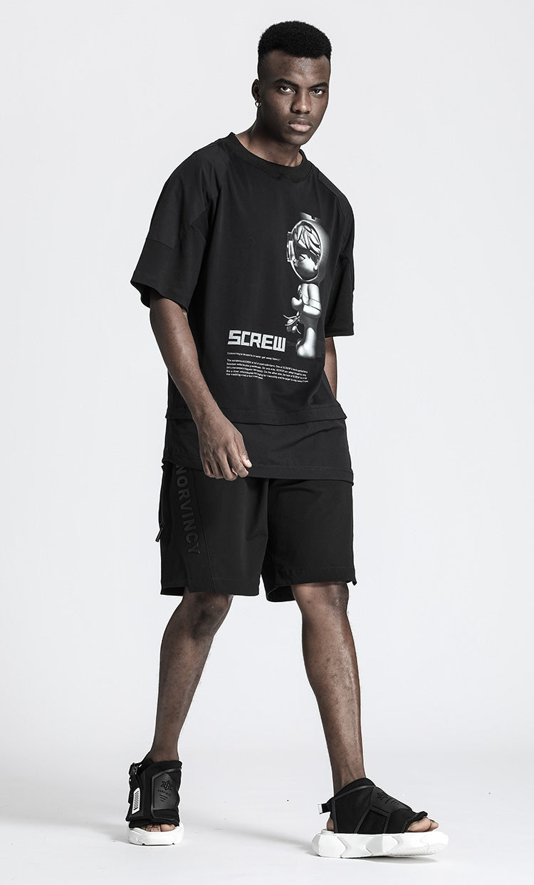 Streetwear Warrior T-Shirts With Durable Ripstop For men