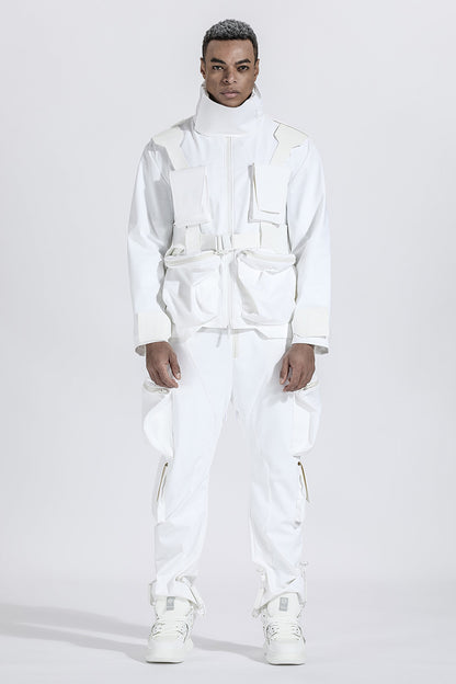 Multi-Pocket Design Warrior Jackets With Avant-Garde For men