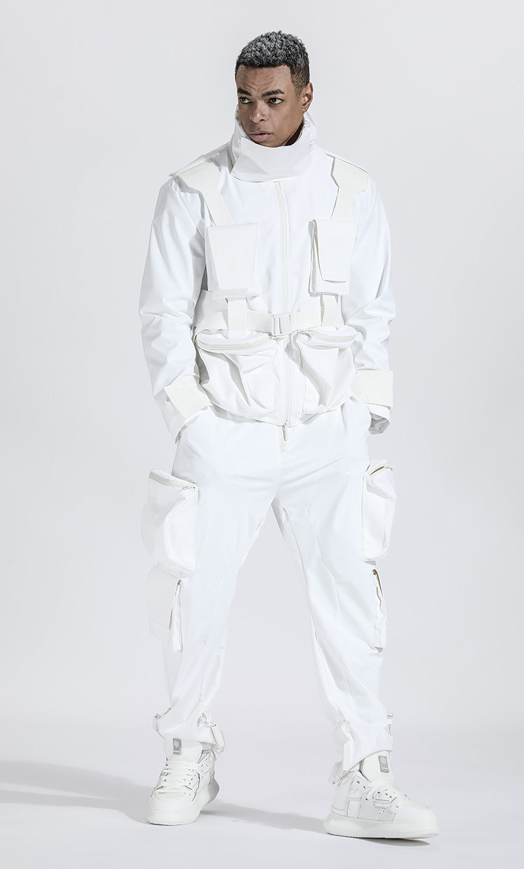 Multi-Pocket Design Warrior Jackets With Avant-Garde For men
