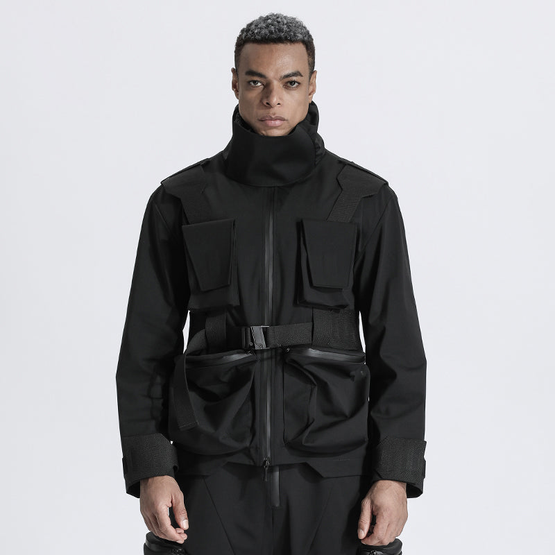 Multi-Pocket Design Warrior Jackets With Avant-Garde For men