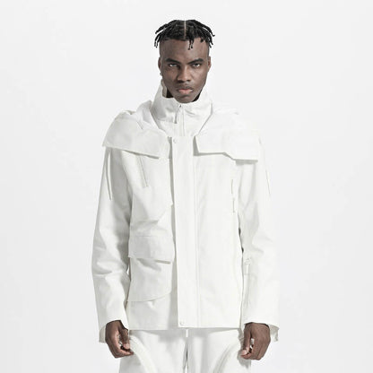 Avant-Garde Warrior Windbreakers With Adjustable Drawstring For men