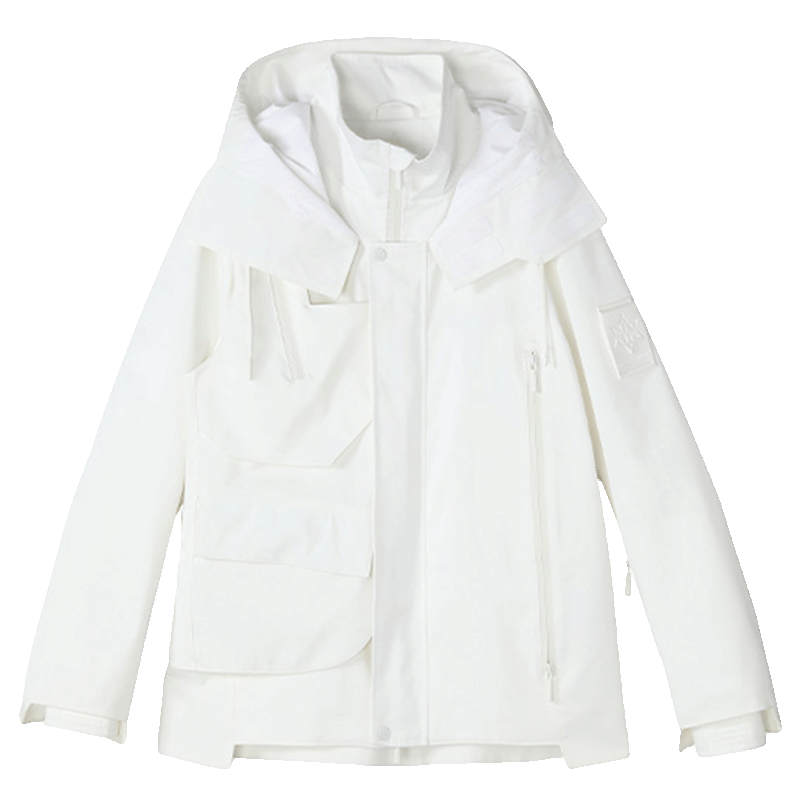 Avant-Garde Warrior Windbreakers With Adjustable Drawstring For men