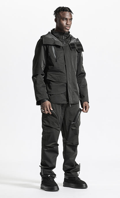 Avant-Garde Warrior Windbreakers With Adjustable Drawstring For men