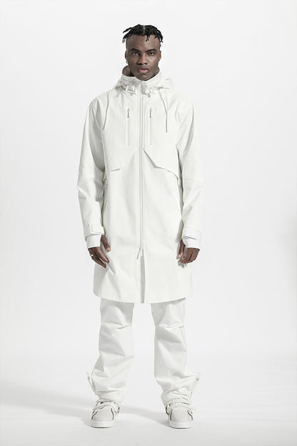 Futuristic Design Warrior Coats With Adjustable Drawstring For men