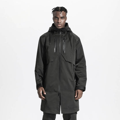 Futuristic Design Warrior Coats With Adjustable Drawstring For men