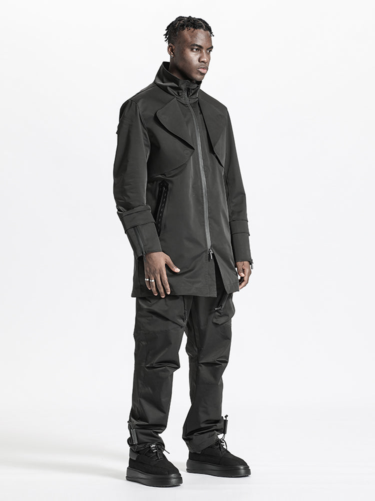 Cyberpunk Aesthetic Warrior Coats With Water-Resistant For men