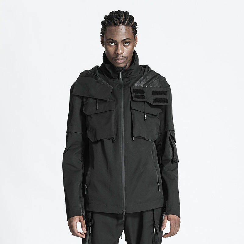 Utilitarian Warrior Jackets With Two-Way Zipper For men