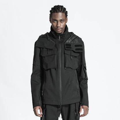 Utilitarian Warrior Jackets With Two-Way Zipper For men