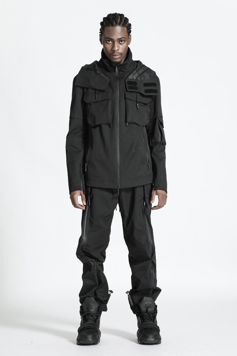 Utilitarian Warrior Jackets With Two-Way Zipper For men