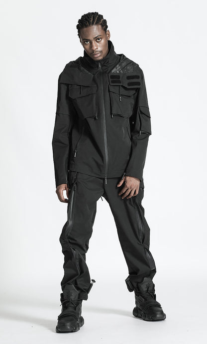 Utilitarian Warrior Jackets With Two-Way Zipper For men