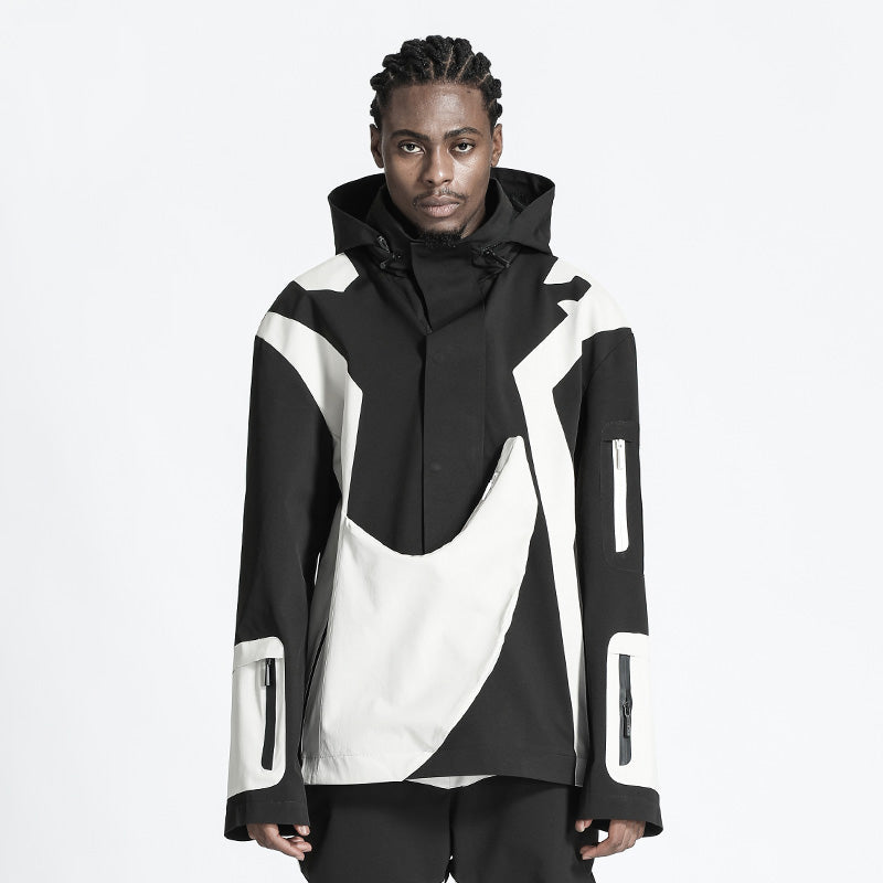 Cyberpunk Aesthetic Warrior Windbreakers With Windproof For men