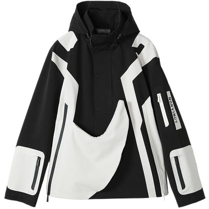Cyberpunk Aesthetic Warrior Windbreakers With Windproof For men