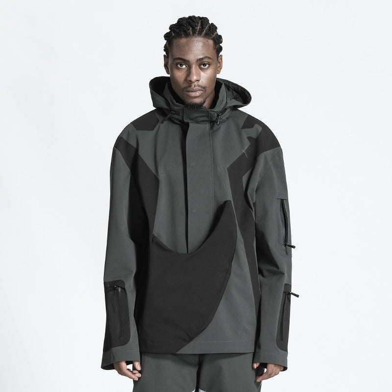 Cyberpunk Aesthetic Warrior Windbreakers With Windproof For men