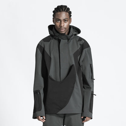 Cyberpunk Aesthetic Warrior Windbreakers With Windproof For men