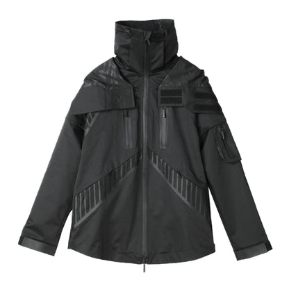 Futuristic Design Warrior Windbreakers With Multi-Pocket Design For men